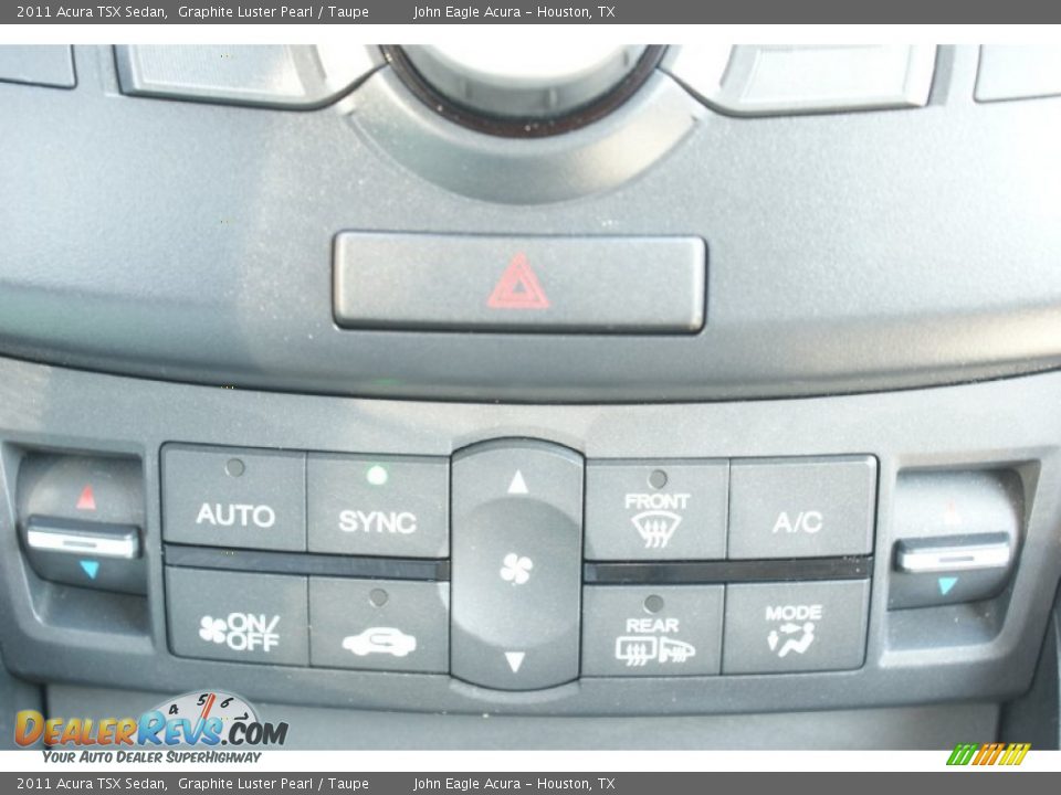 2011 Acura TSX Sedan Graphite Luster Pearl / Taupe Photo #33