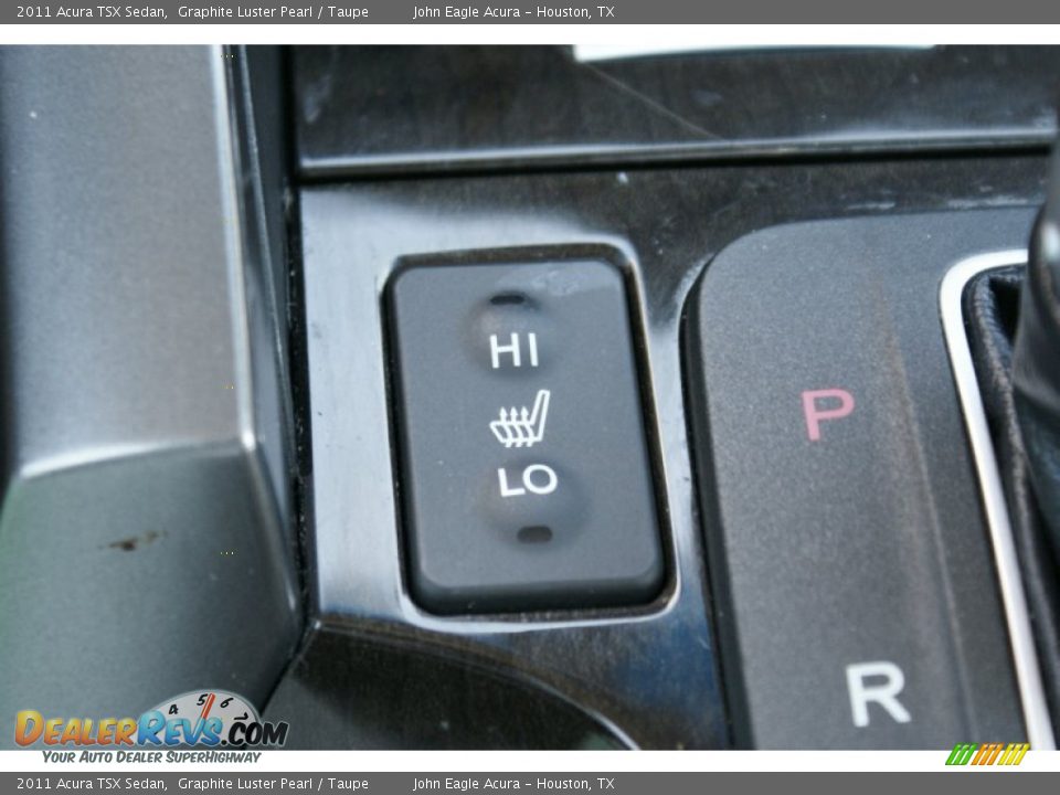 2011 Acura TSX Sedan Graphite Luster Pearl / Taupe Photo #34