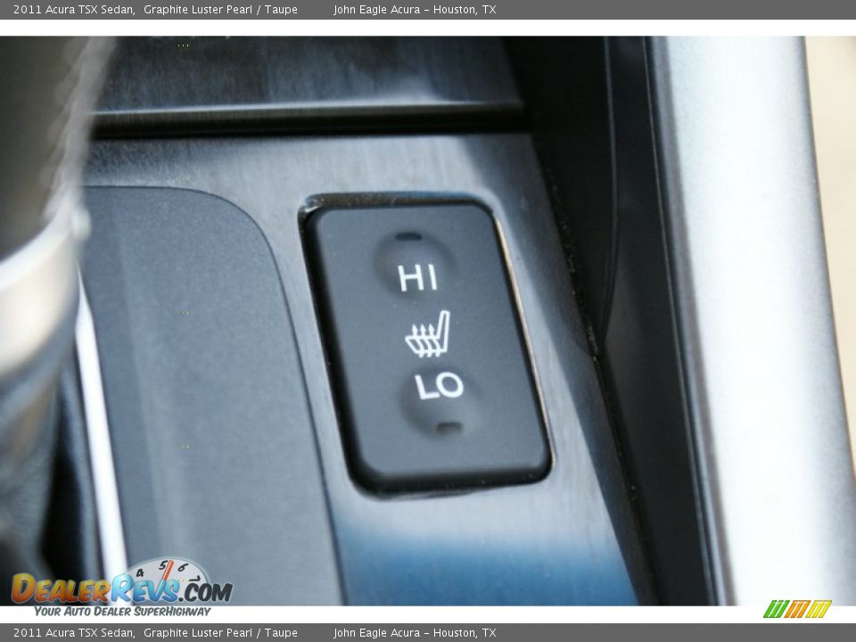 2011 Acura TSX Sedan Graphite Luster Pearl / Taupe Photo #35