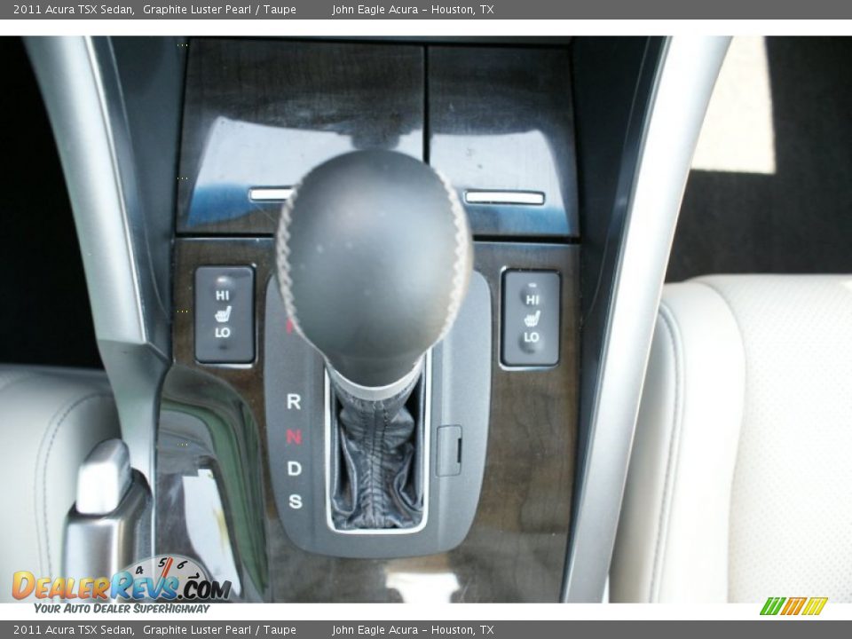 2011 Acura TSX Sedan Graphite Luster Pearl / Taupe Photo #36