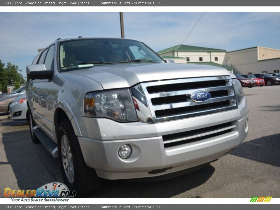 2013 Ford Expedition Limited Ingot Silver / Stone Photo #1