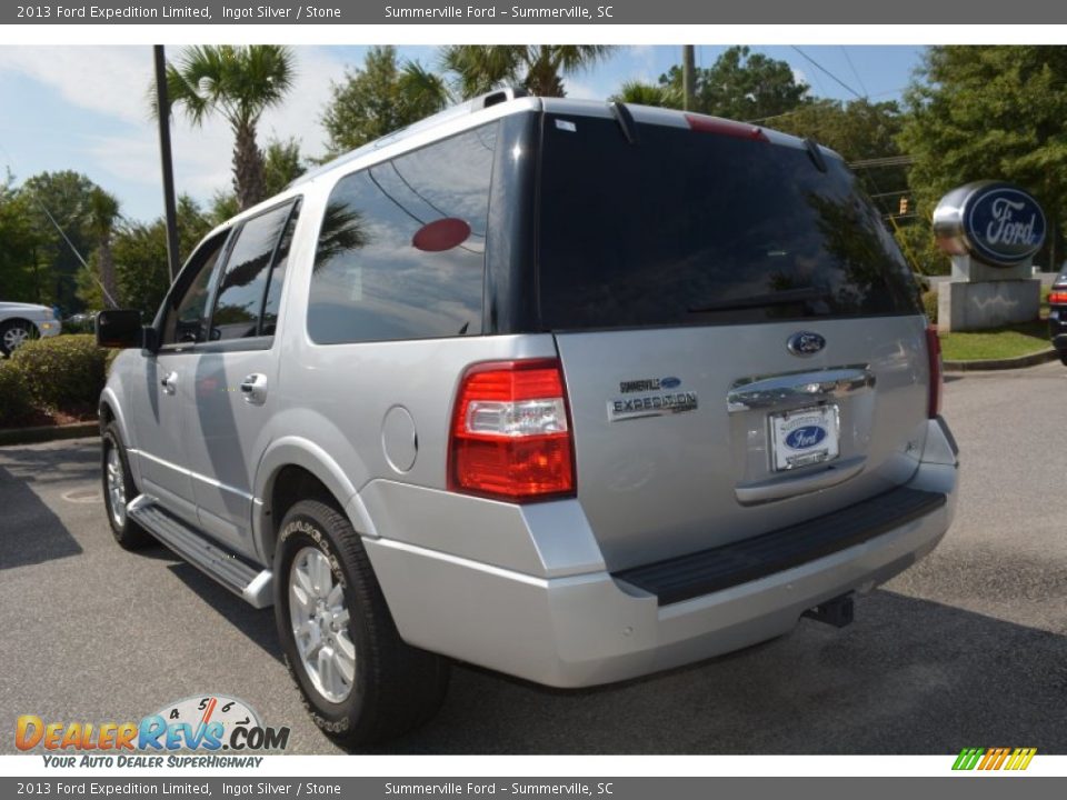 2013 Ford Expedition Limited Ingot Silver / Stone Photo #5