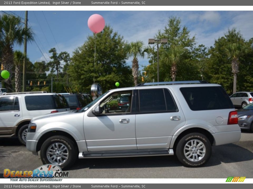 2013 Ford Expedition Limited Ingot Silver / Stone Photo #6