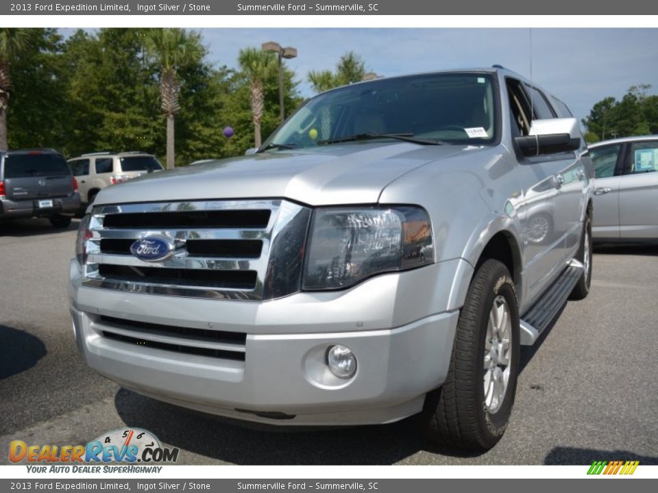 2013 Ford Expedition Limited Ingot Silver / Stone Photo #7
