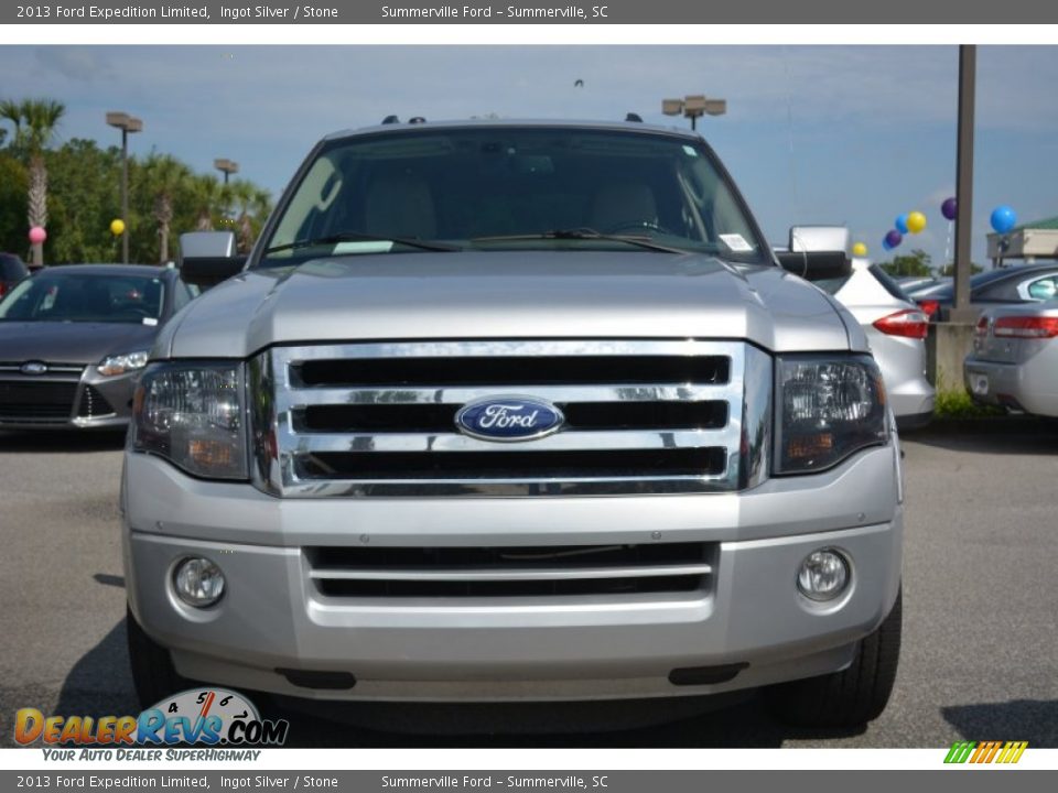 2013 Ford Expedition Limited Ingot Silver / Stone Photo #8
