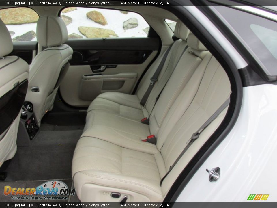 Rear Seat of 2013 Jaguar XJ XJL Portfolio AWD Photo #13