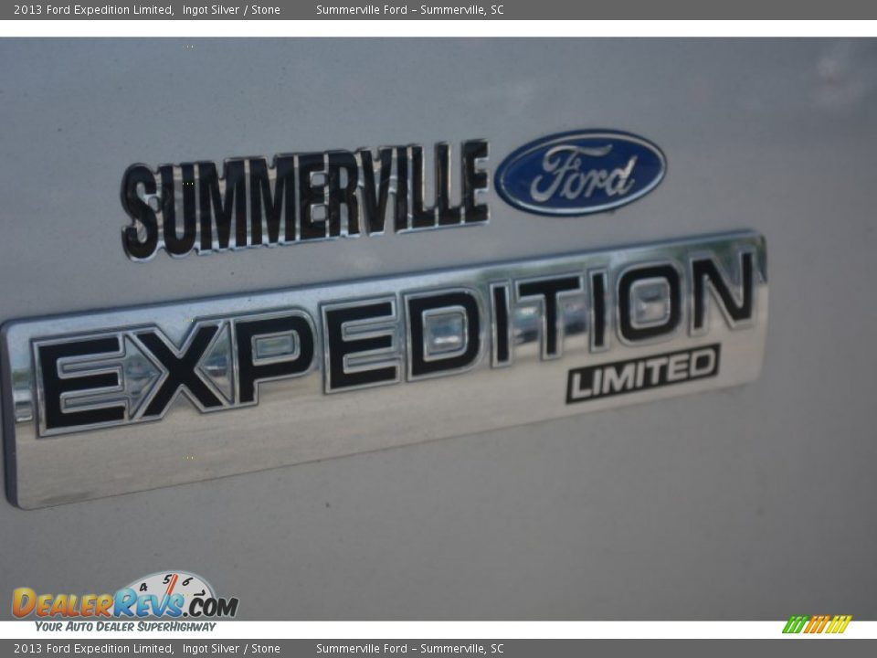 2013 Ford Expedition Limited Ingot Silver / Stone Photo #23