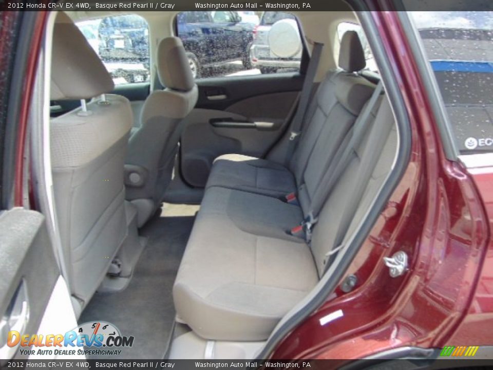 2012 Honda CR-V EX 4WD Basque Red Pearl II / Gray Photo #17