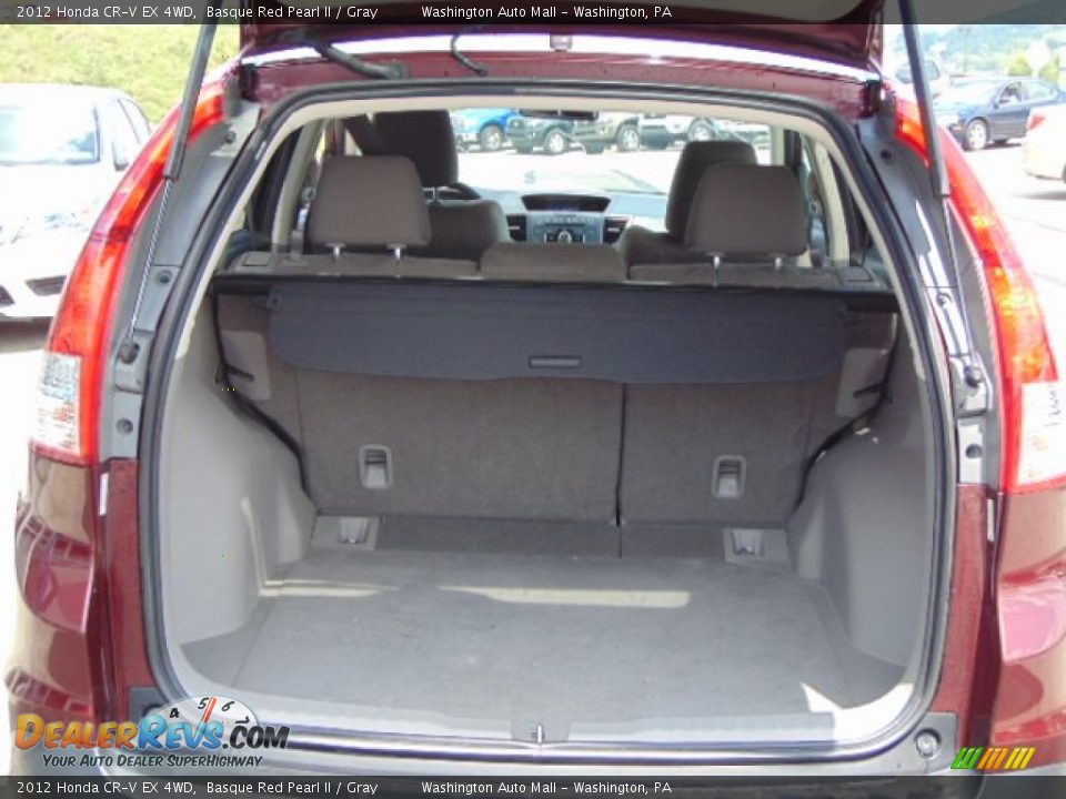 2012 Honda CR-V EX 4WD Basque Red Pearl II / Gray Photo #18