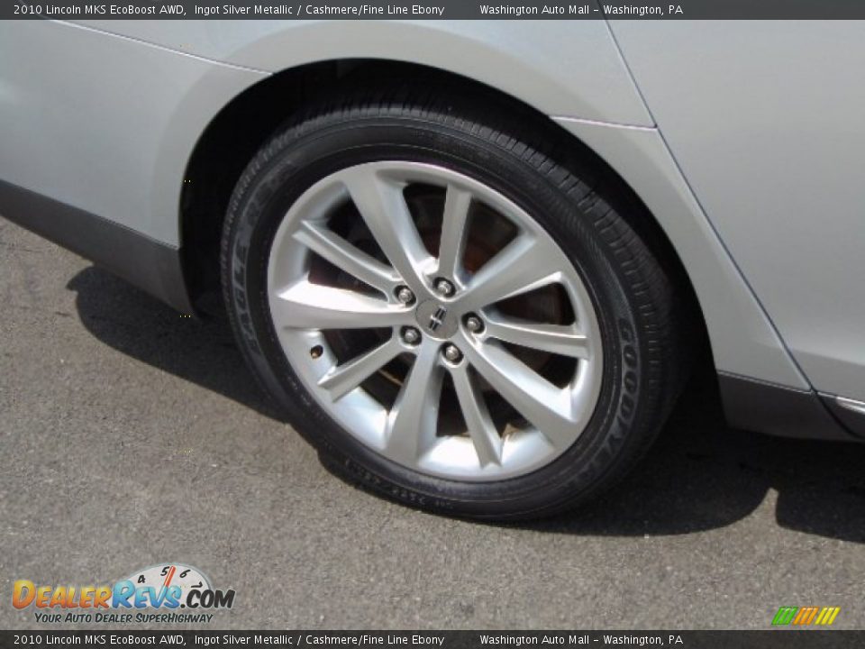 2010 Lincoln MKS EcoBoost AWD Ingot Silver Metallic / Cashmere/Fine Line Ebony Photo #3