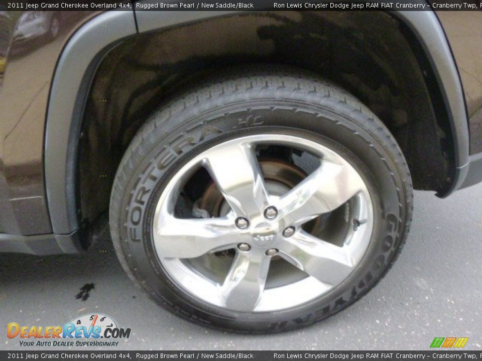 2011 Jeep Grand Cherokee Overland 4x4 Rugged Brown Pearl / New Saddle/Black Photo #9