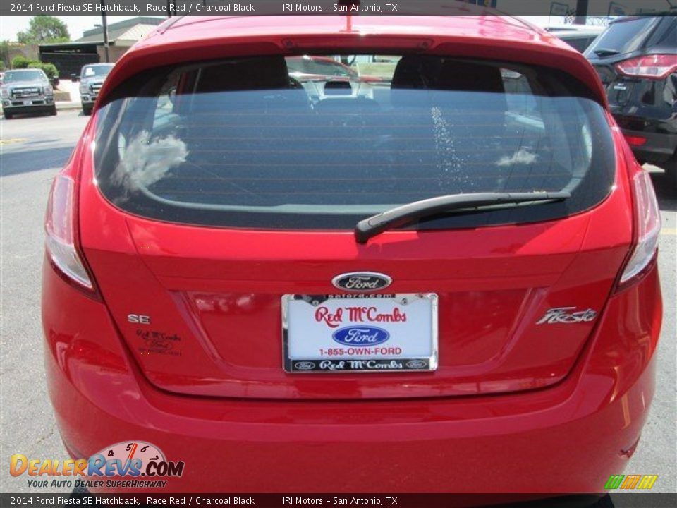 2014 Ford Fiesta SE Hatchback Race Red / Charcoal Black Photo #5