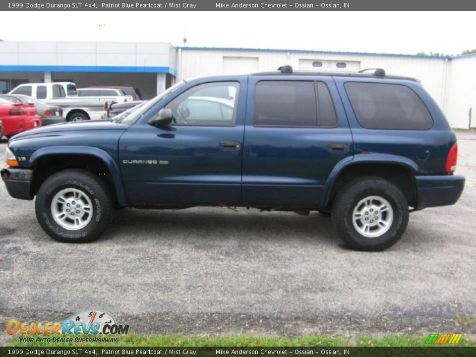 1999 Dodge Durango SLT 4x4 Patriot Blue Pearlcoat / Mist Gray Photo #2