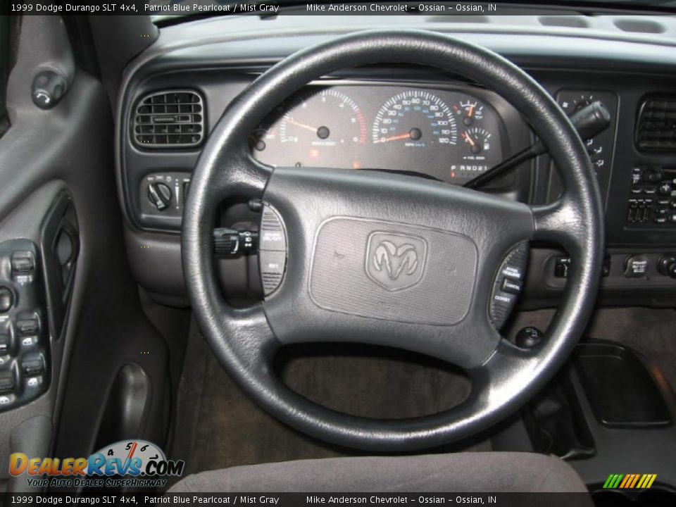 1999 Dodge Durango SLT 4x4 Patriot Blue Pearlcoat / Mist Gray Photo #4