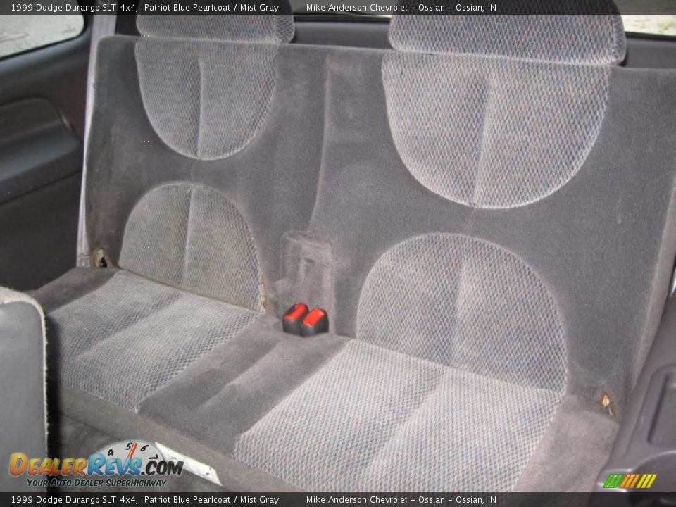 1999 Dodge Durango SLT 4x4 Patriot Blue Pearlcoat / Mist Gray Photo #14