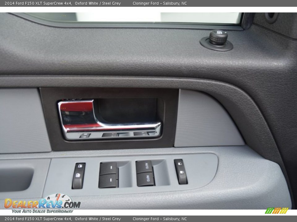 2014 Ford F150 XLT SuperCrew 4x4 Oxford White / Steel Grey Photo #5