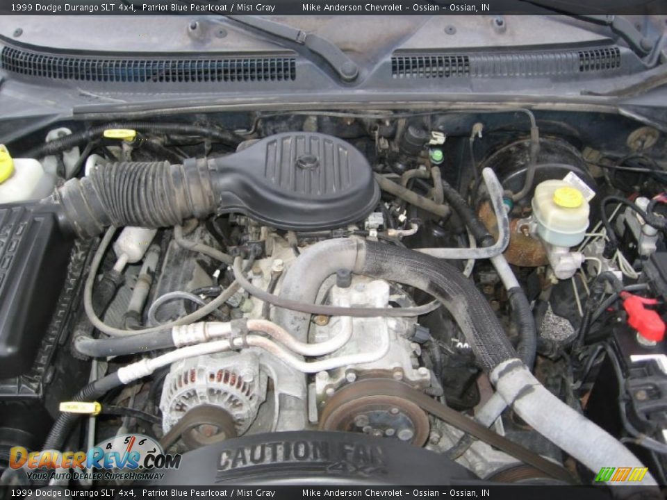 1999 Dodge Durango SLT 4x4 Patriot Blue Pearlcoat / Mist Gray Photo #19