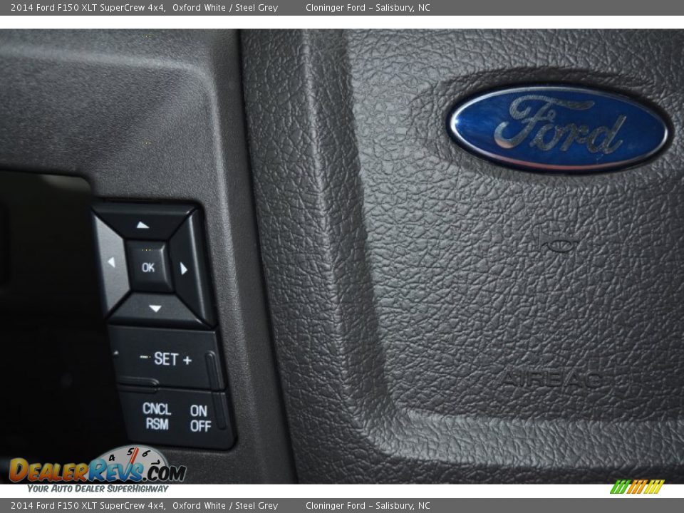 2014 Ford F150 XLT SuperCrew 4x4 Oxford White / Steel Grey Photo #17