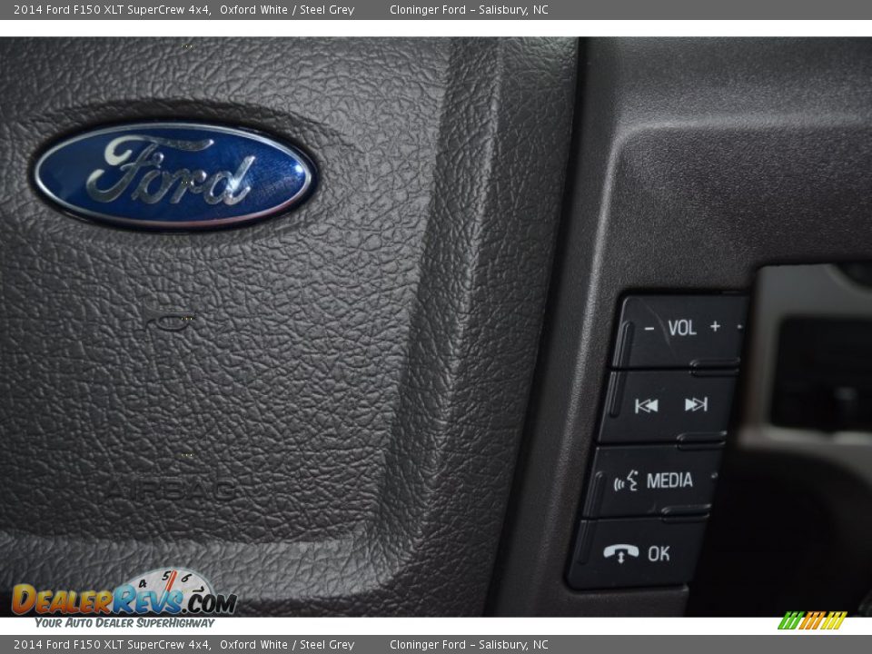 2014 Ford F150 XLT SuperCrew 4x4 Oxford White / Steel Grey Photo #18
