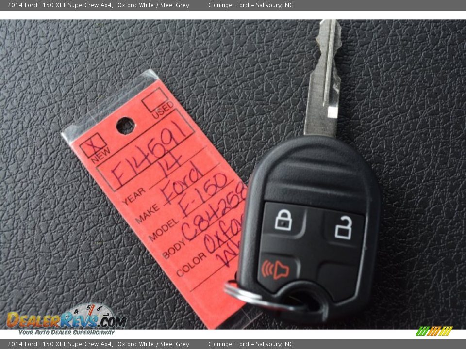 2014 Ford F150 XLT SuperCrew 4x4 Oxford White / Steel Grey Photo #22