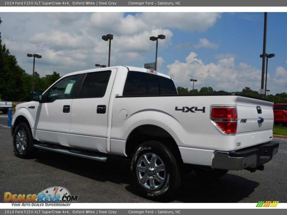 2014 Ford F150 XLT SuperCrew 4x4 Oxford White / Steel Grey Photo #23