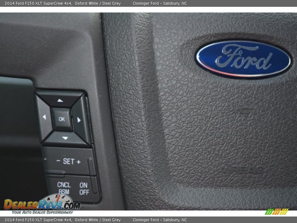 2014 Ford F150 XLT SuperCrew 4x4 Oxford White / Steel Grey Photo #15