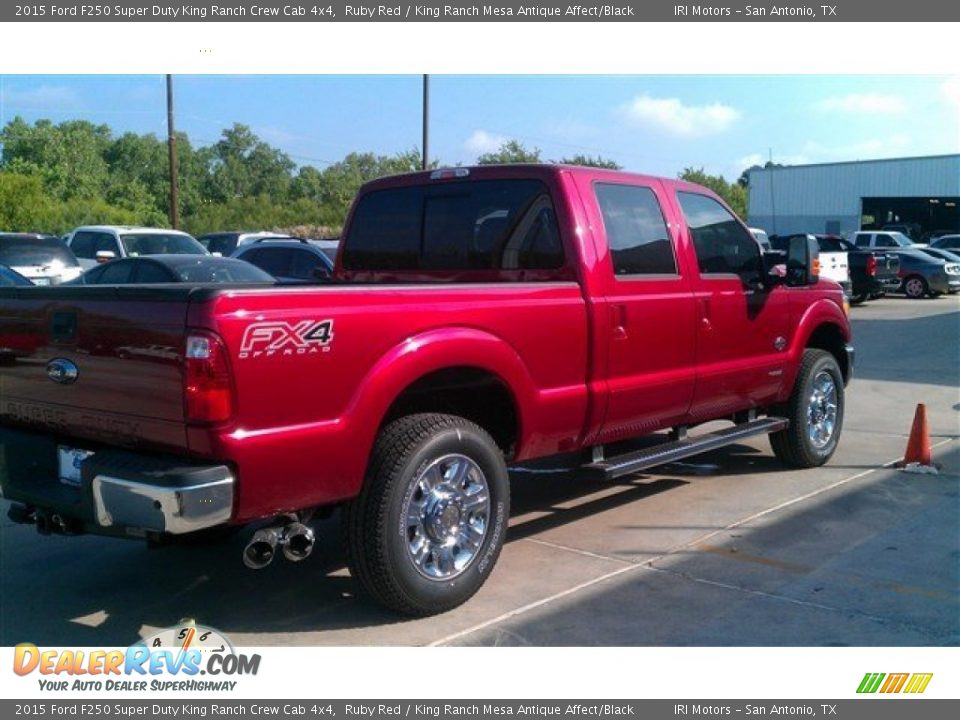2015 Ford F250 Super Duty King Ranch Crew Cab 4x4 Ruby Red / King Ranch Mesa Antique Affect/Black Photo #1