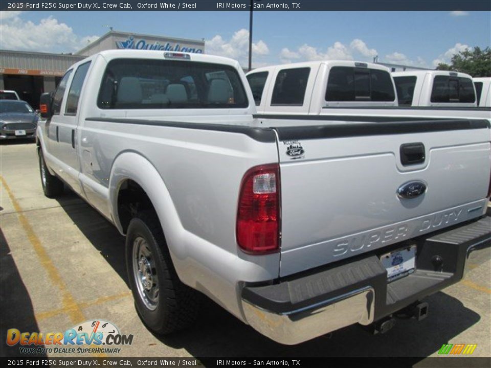 2015 Ford F250 Super Duty XL Crew Cab Oxford White / Steel Photo #2