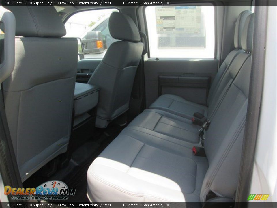 2015 Ford F250 Super Duty XL Crew Cab Oxford White / Steel Photo #6