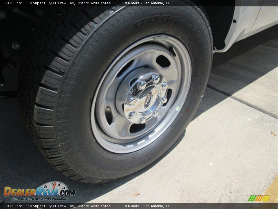 2015 Ford F250 Super Duty XL Crew Cab Oxford White / Steel Photo #11