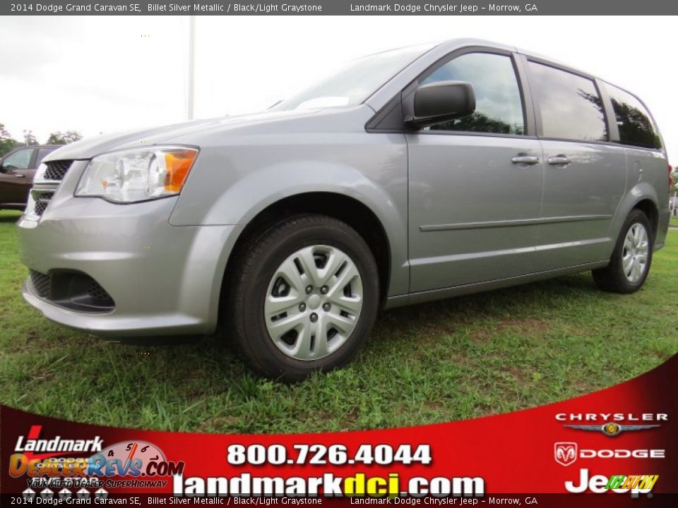 2014 Dodge Grand Caravan SE Billet Silver Metallic / Black/Light Graystone Photo #1