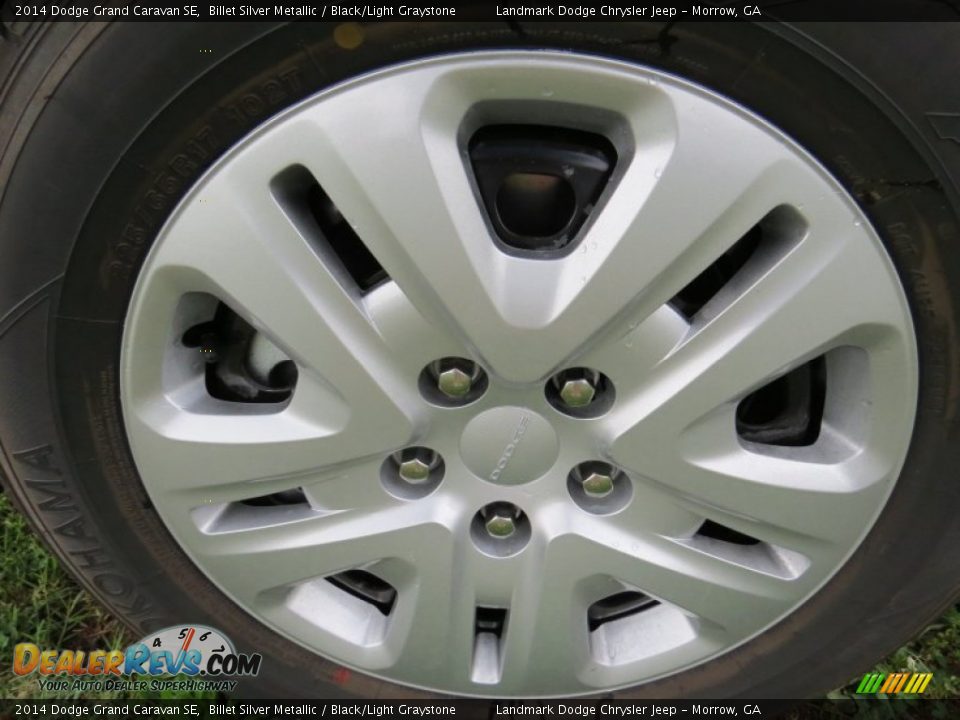 2014 Dodge Grand Caravan SE Billet Silver Metallic / Black/Light Graystone Photo #5