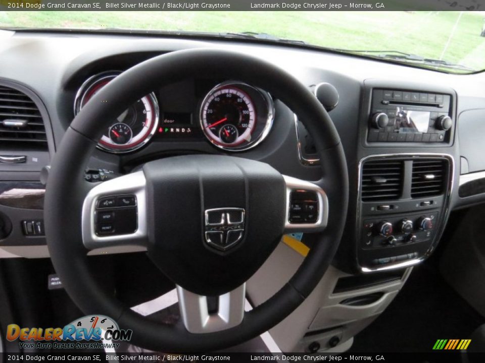 2014 Dodge Grand Caravan SE Billet Silver Metallic / Black/Light Graystone Photo #7