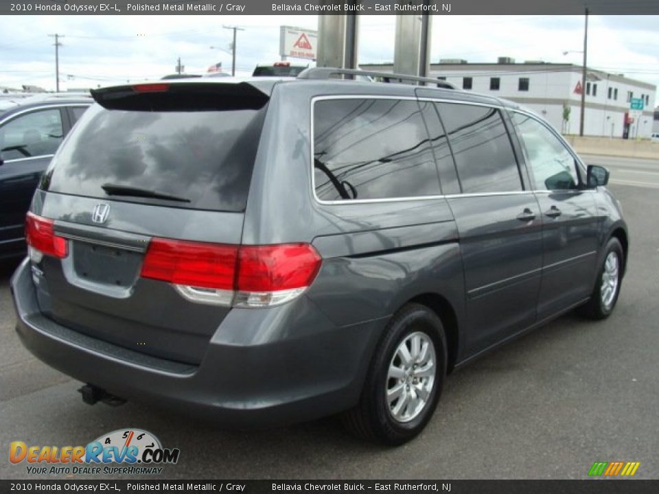 2010 Honda Odyssey EX-L Polished Metal Metallic / Gray Photo #4