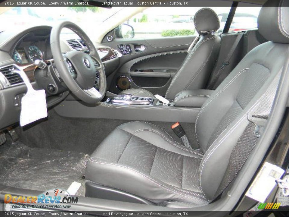 Warm Charcoal Interior - 2015 Jaguar XK Coupe Photo #2