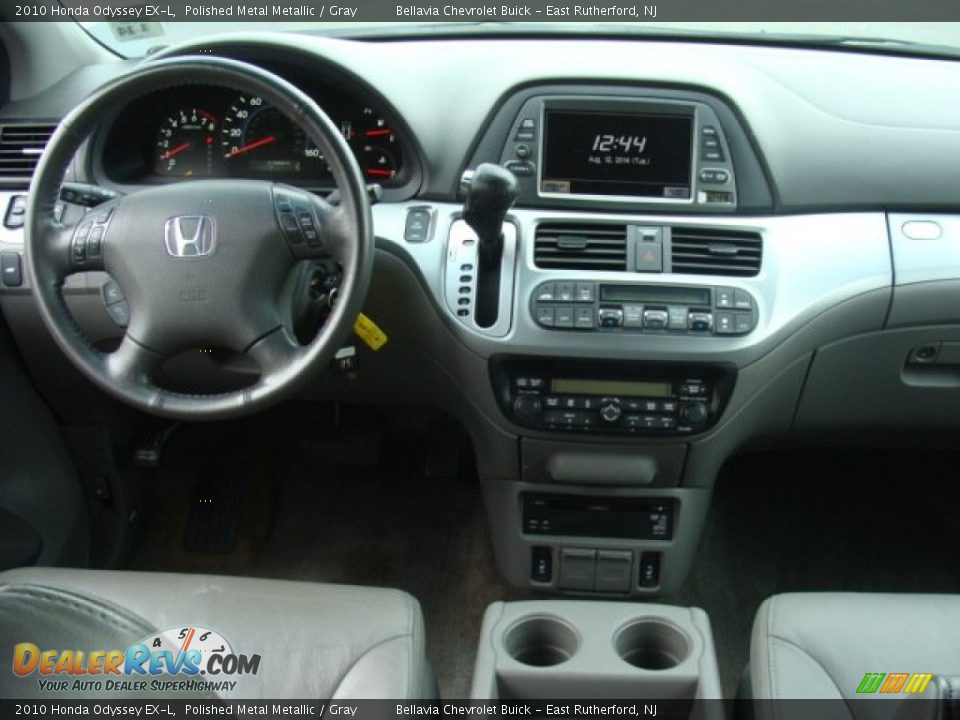 2010 Honda Odyssey EX-L Polished Metal Metallic / Gray Photo #9