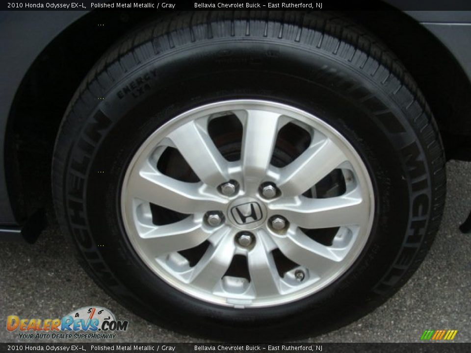 2010 Honda Odyssey EX-L Polished Metal Metallic / Gray Photo #14