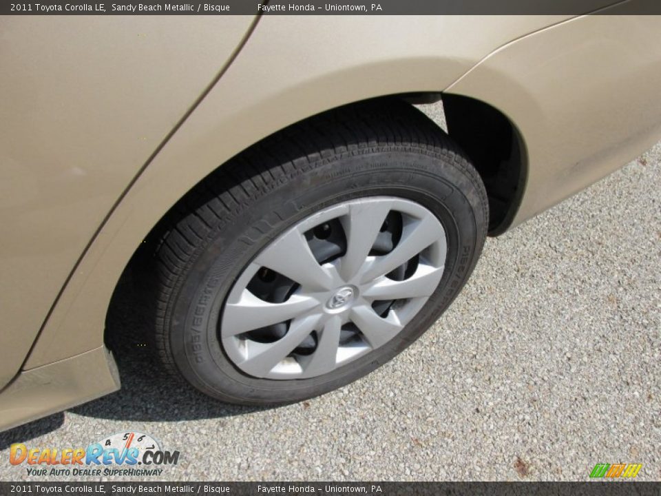 2011 Toyota Corolla LE Sandy Beach Metallic / Bisque Photo #16