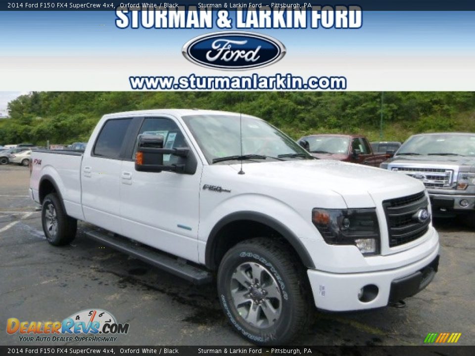2014 Ford F150 FX4 SuperCrew 4x4 Oxford White / Black Photo #1