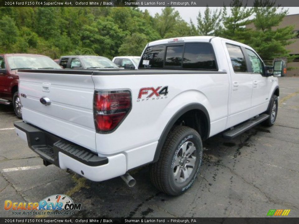 2014 Ford F150 FX4 SuperCrew 4x4 Oxford White / Black Photo #2