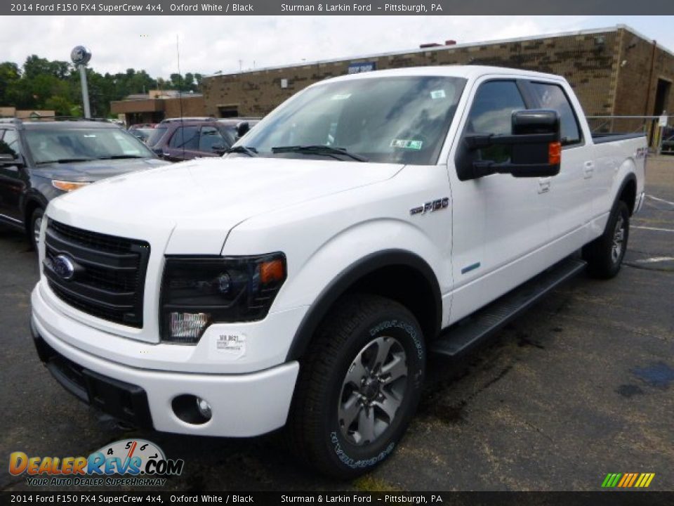 2014 Ford F150 FX4 SuperCrew 4x4 Oxford White / Black Photo #4