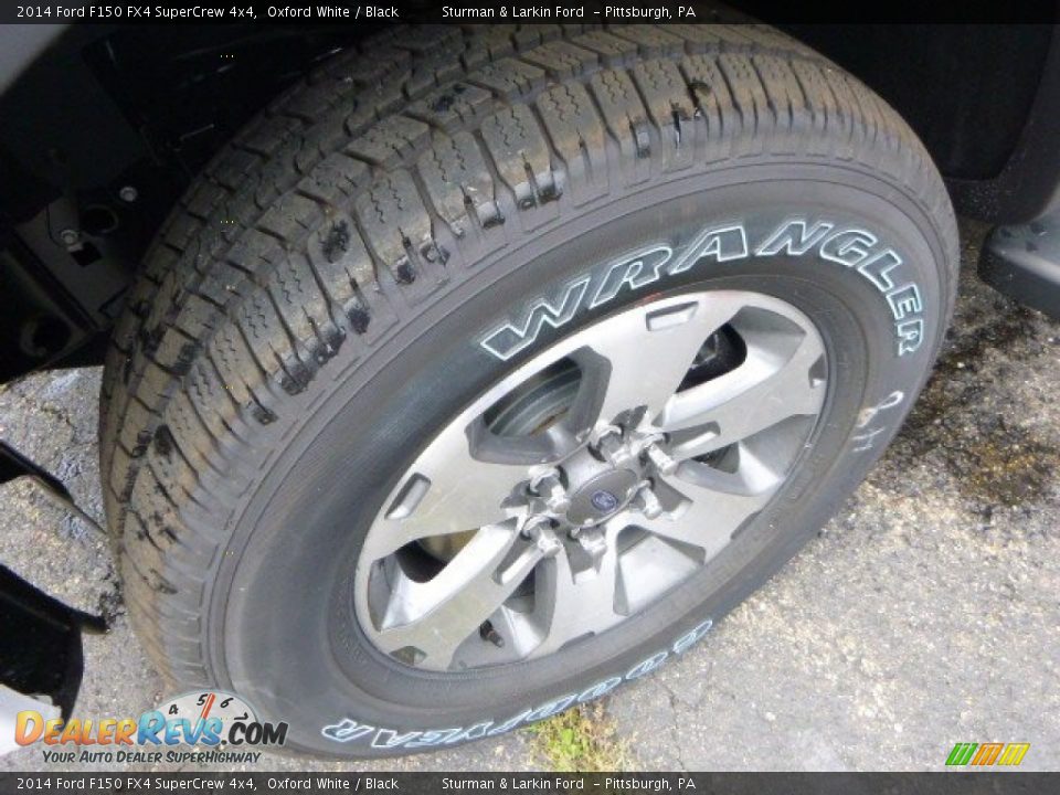 2014 Ford F150 FX4 SuperCrew 4x4 Oxford White / Black Photo #6