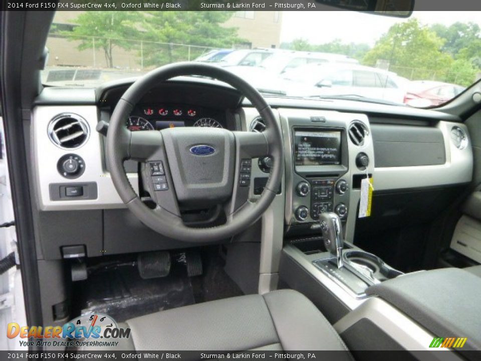 2014 Ford F150 FX4 SuperCrew 4x4 Oxford White / Black Photo #9