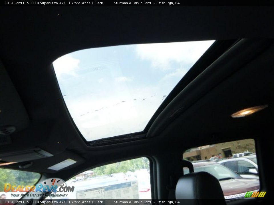 2014 Ford F150 FX4 SuperCrew 4x4 Oxford White / Black Photo #11