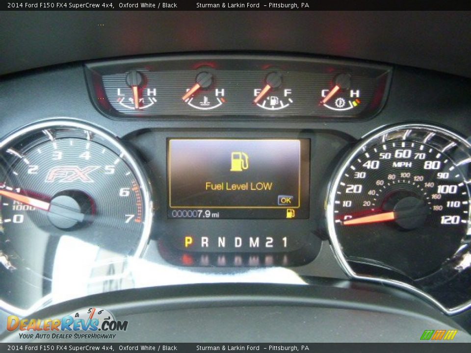 2014 Ford F150 FX4 SuperCrew 4x4 Oxford White / Black Photo #14