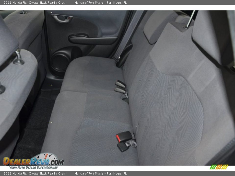 2011 Honda Fit Crystal Black Pearl / Gray Photo #20
