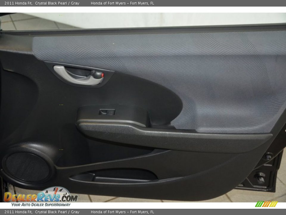 2011 Honda Fit Crystal Black Pearl / Gray Photo #26