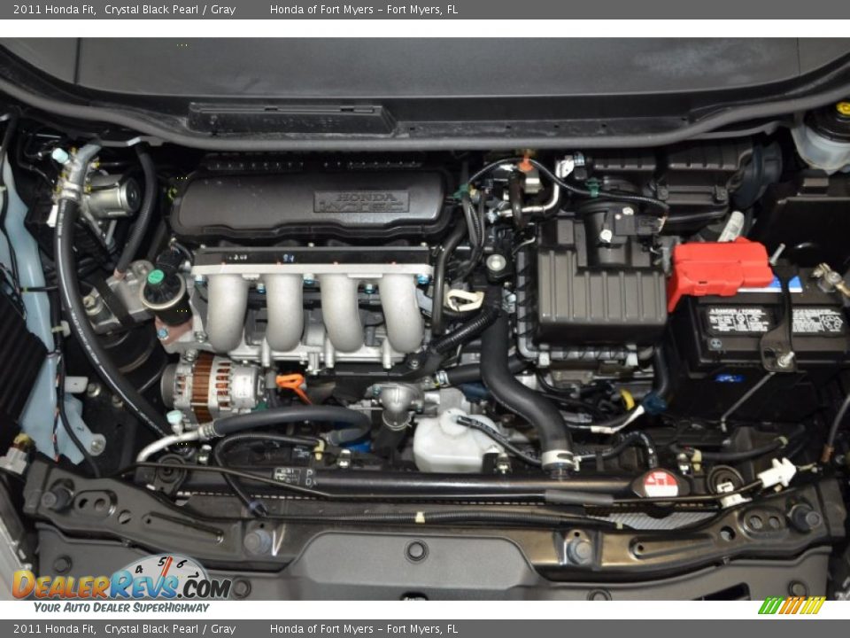2011 Honda Fit Crystal Black Pearl / Gray Photo #29