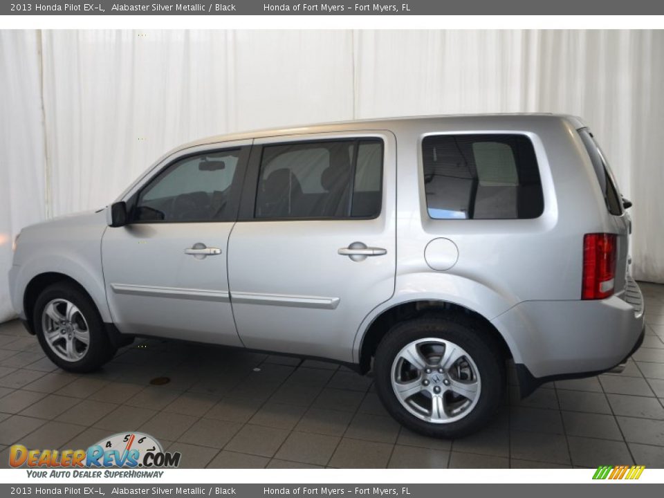2013 Honda Pilot EX-L Alabaster Silver Metallic / Black Photo #10