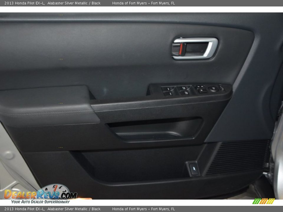 2013 Honda Pilot EX-L Alabaster Silver Metallic / Black Photo #11